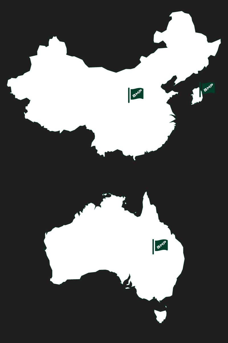 produzione porte rapide BMP Asia Oceania - China, Australia, Korea
