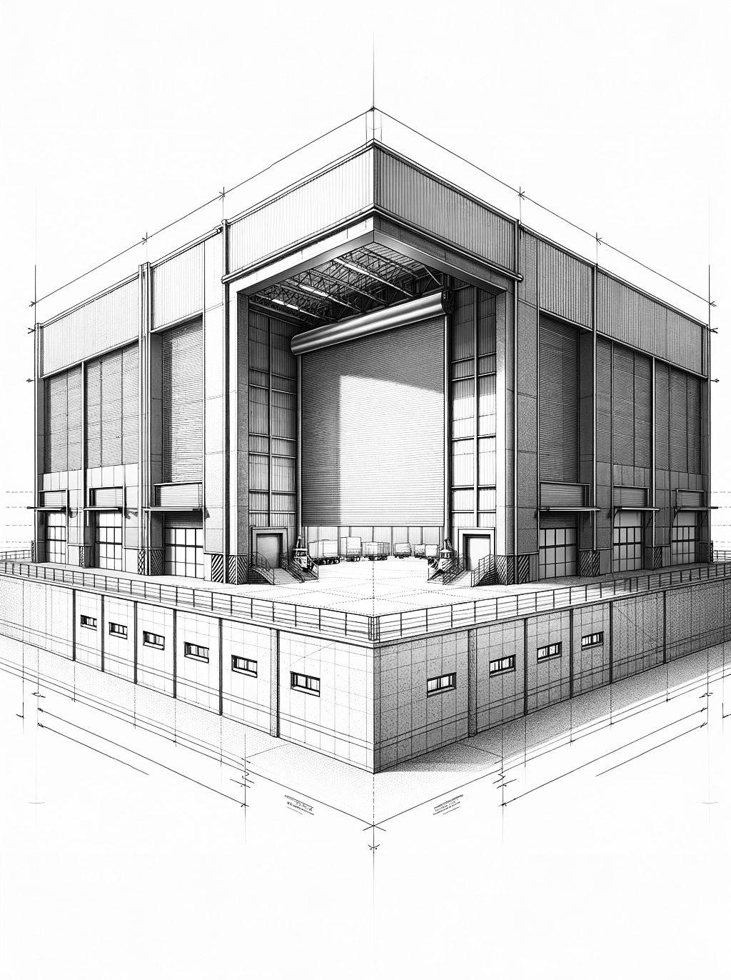 esempio di progetto contenente una porta rapida industriale