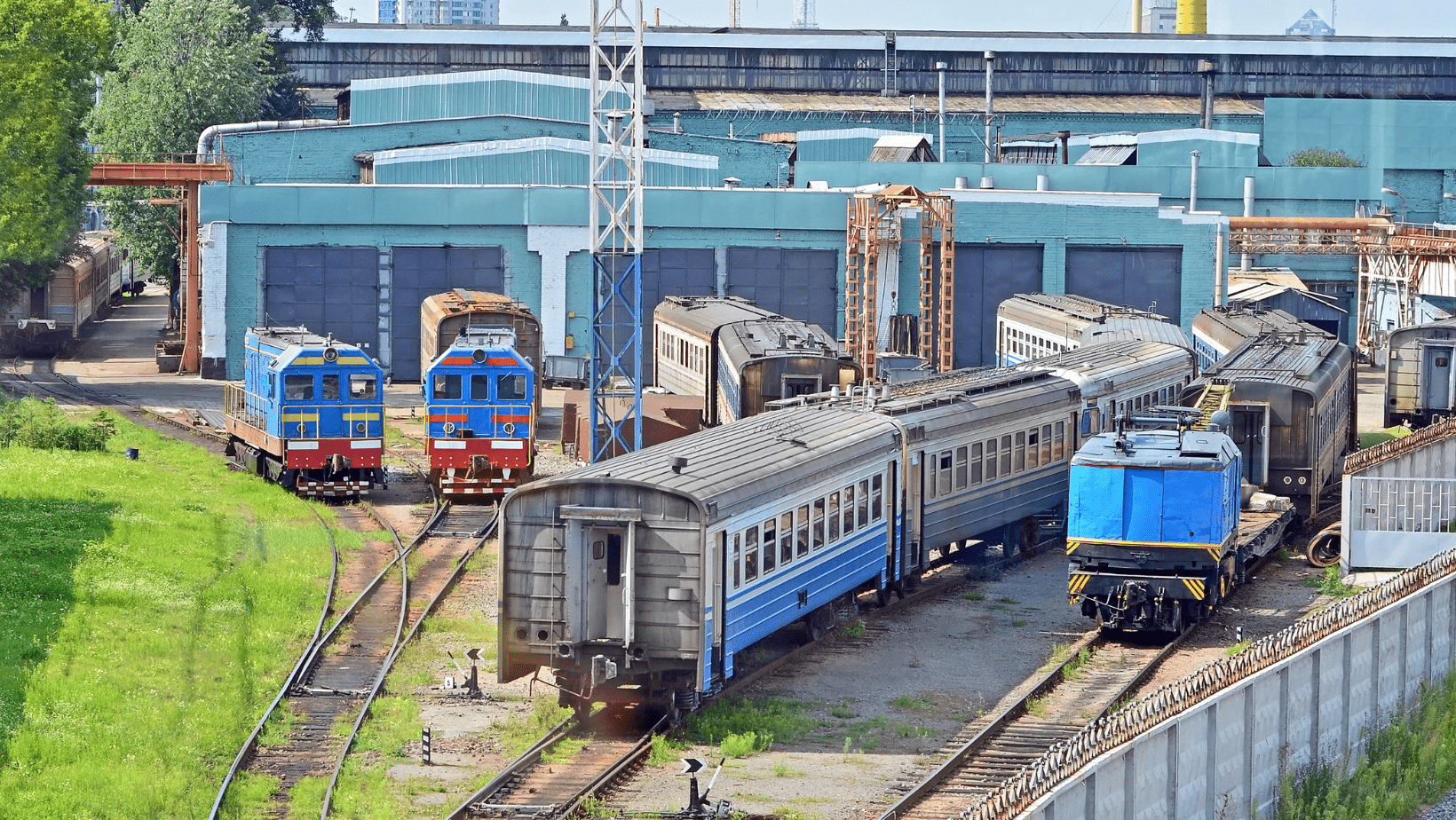 Rimessa per treni - trasporti